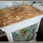 Mapped End Table