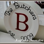 Another DIY Wedding Gift Idea: Personalized Plate