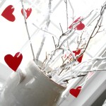 Love Tree with Sticks, Yarn, and Paper