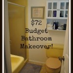 Budget Bathroom Makeover: One Year Later