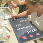 Girls Night! Red, White and Blue Craftiness