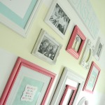 Little Girl’s Gallery Wall for Under $10 (and a striped room!)