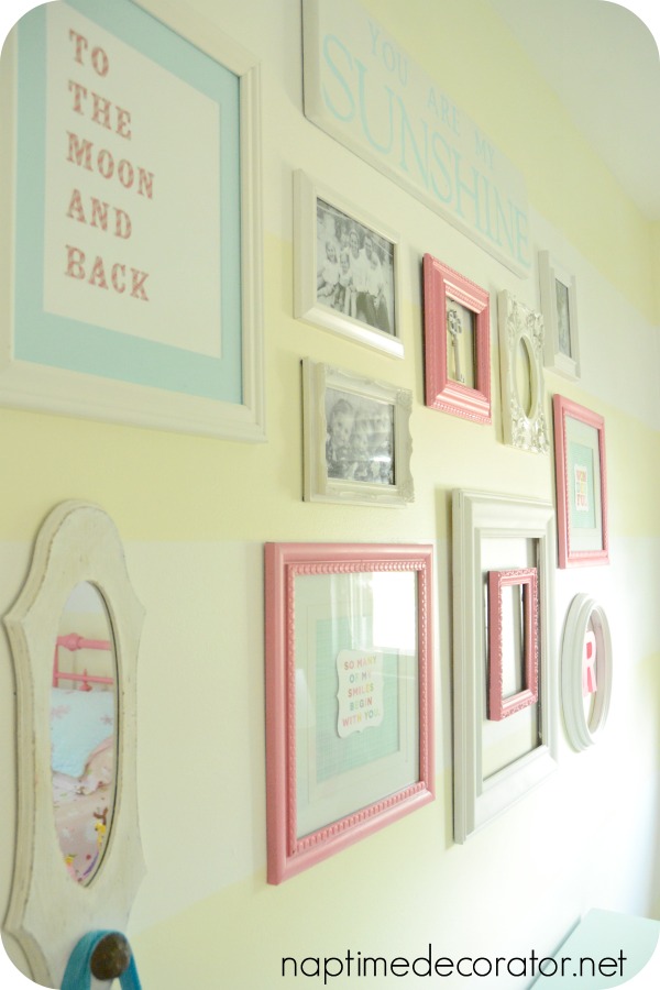 Girl's gallery wall