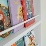 $5 Yard Sale Ladder To Fun Bookcase!