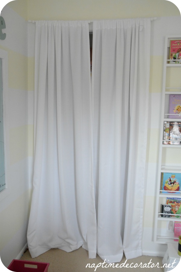 Curtain Update in 5 minutes and no craftiness required!