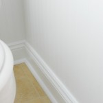 The Powder Room Makeover Part 2: Beadboard Wallpaper and Molding