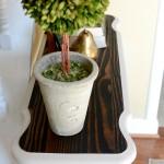 Over at mom and dad’s: The $5 Table Makeover