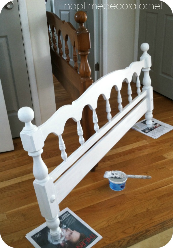 painting a bed