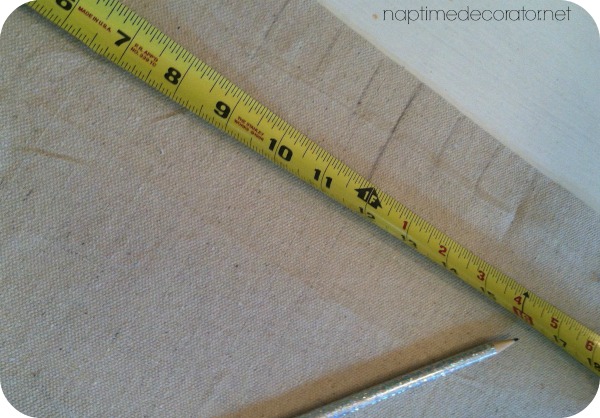 DIY No sew ruler table runner
