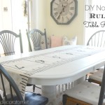 DIY No-Sew Ruler Table Runner