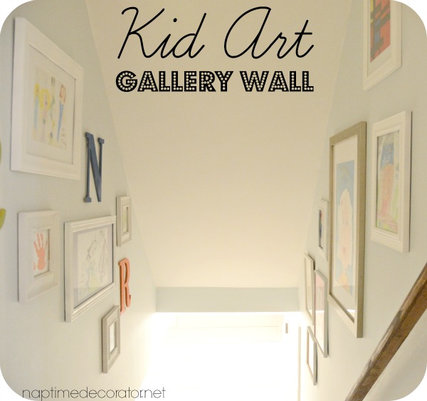 Kid Art Gallery Wall