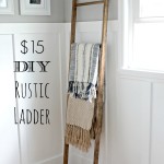 $15 DIY Rustic Ladder