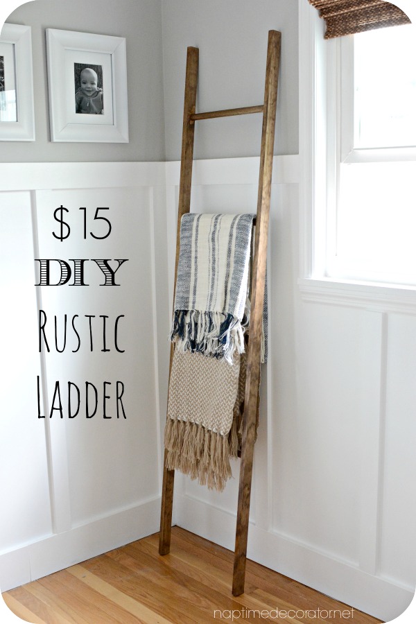 diy rustic ladder