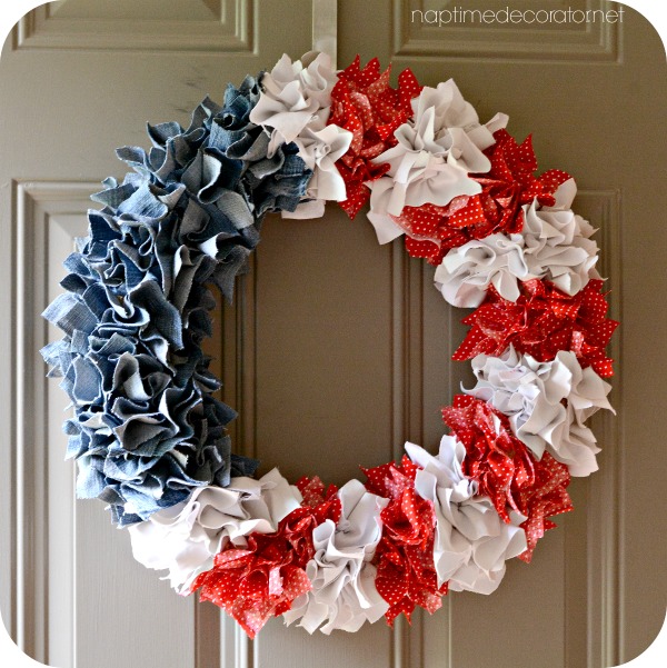 patriotic punch wreath