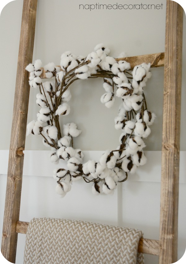 DIY cotton wreath