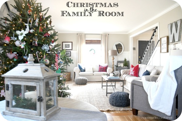Christmas family room