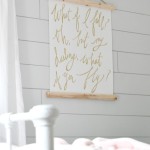 DIY ‘What If I Fall Sign’…for a Dollar!